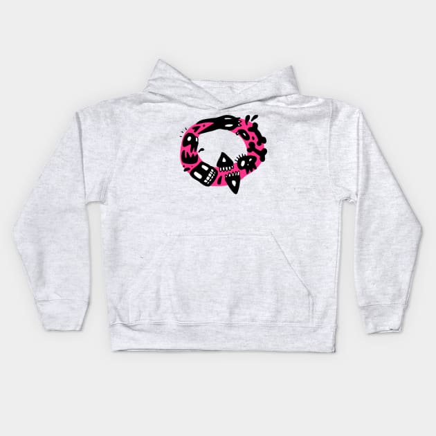 Letter Q Kids Hoodie by Gunes Ozcan